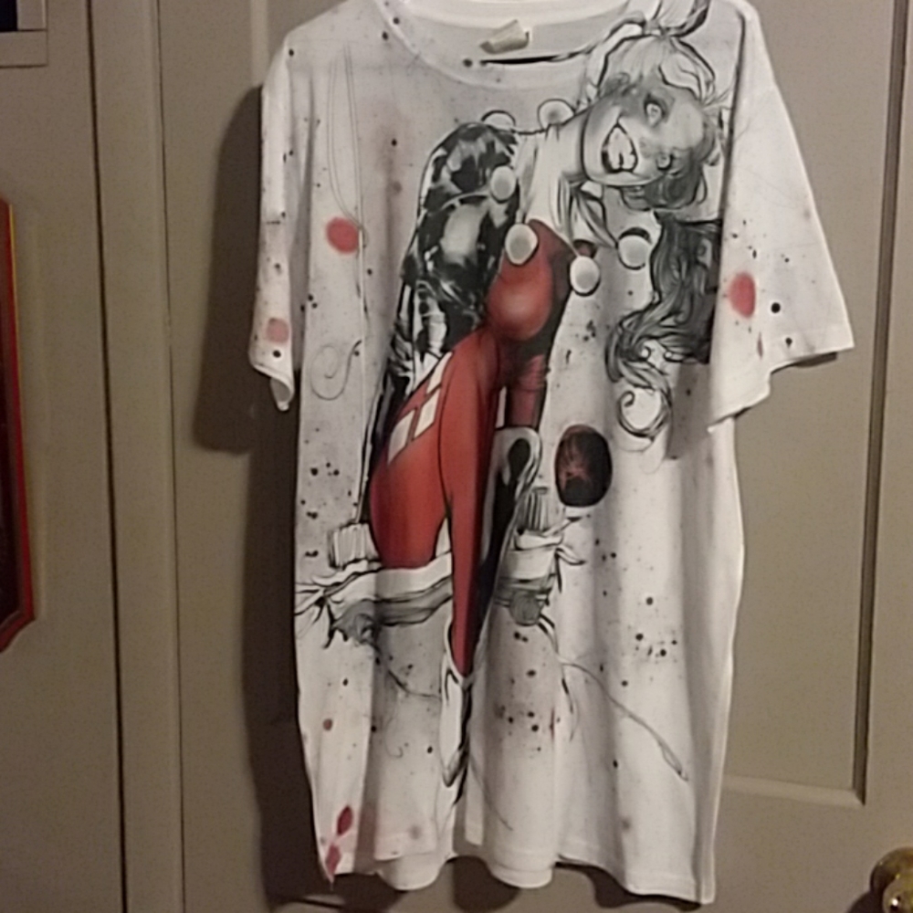 Men's Harley Quinn Sketch Sublimated Shirt